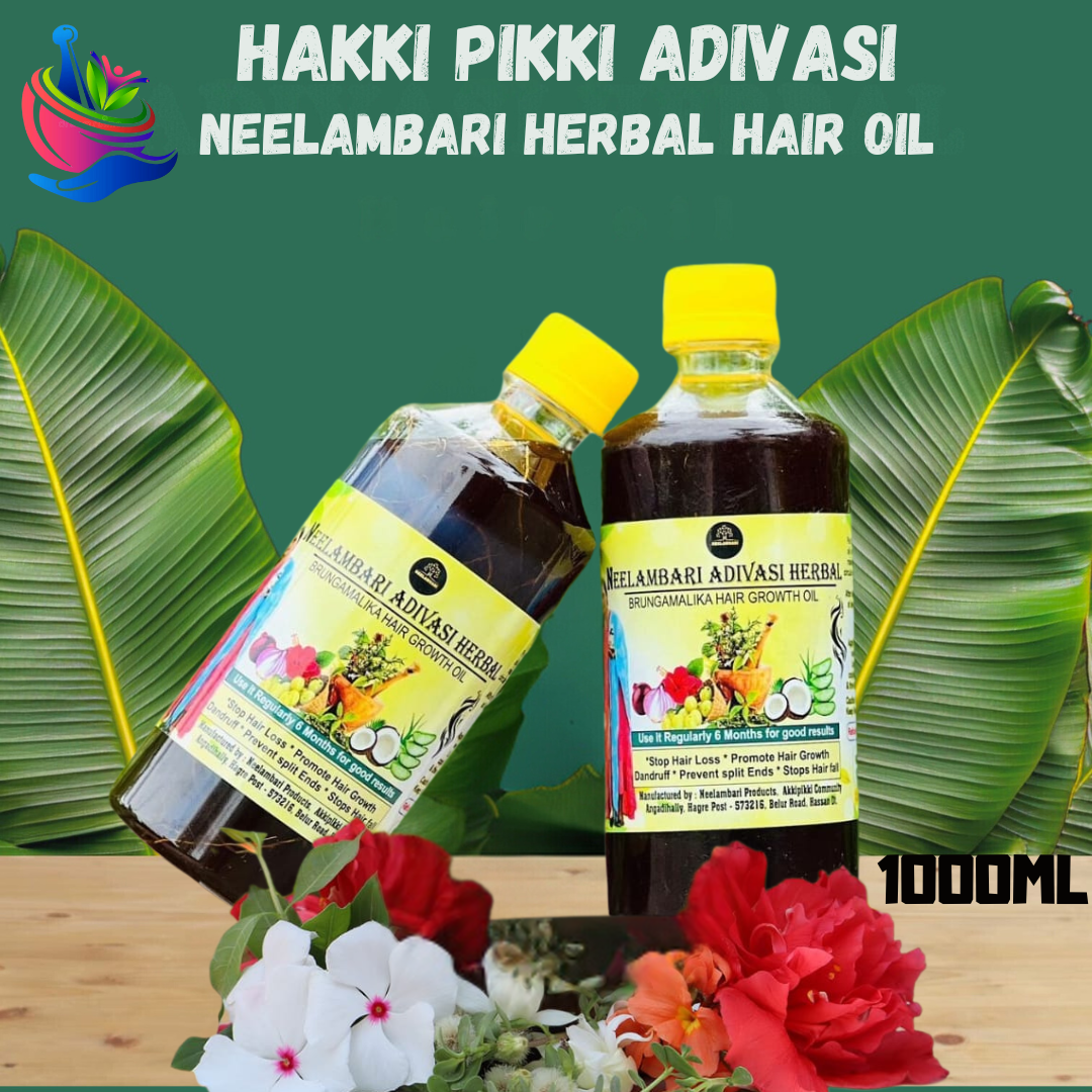 ADIVASI NEELAMBARI HAIR OIL(5.0 ⭐⭐⭐⭐⭐ 19,345 REVIEWS) Globally